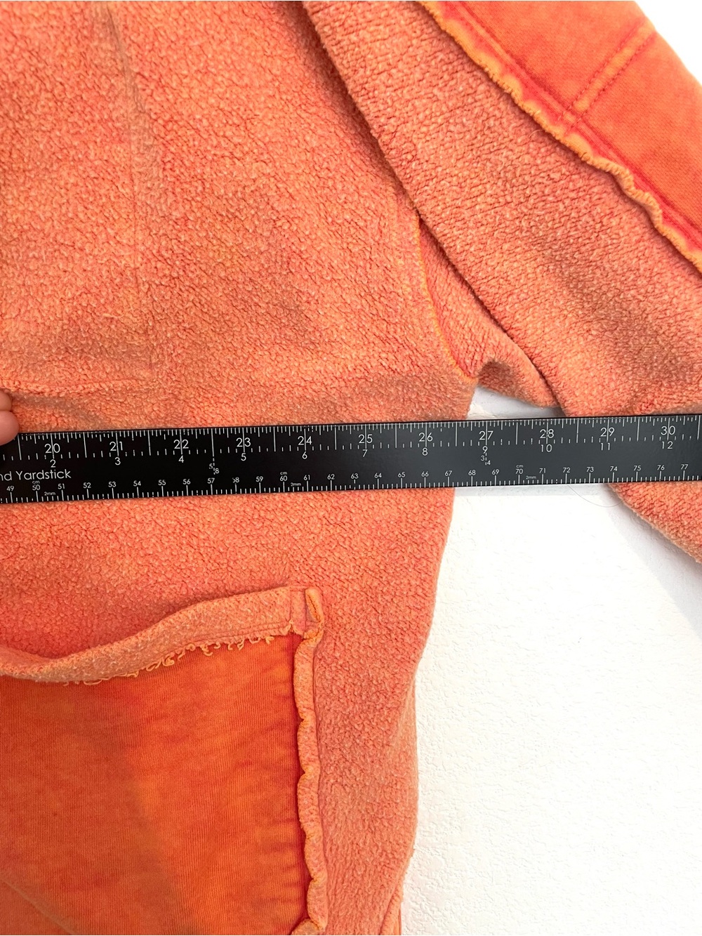 Free People Jordan Orange Reverse‑Fleece - Picture 9 of 11